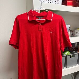 Michael Kors Vibrant Red Polo Shirt for Men